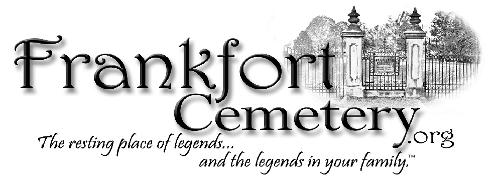 Frankfort Cemetery logo - Slogan
